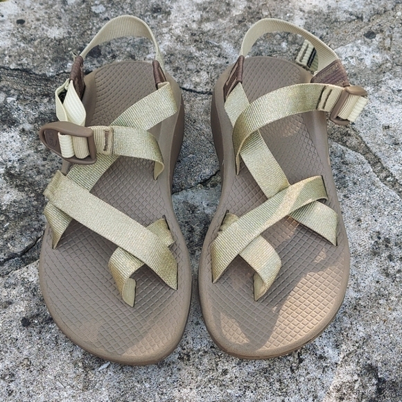 Chaco Shoes - Metallic Gold women's Z Cloud 2 Chacos sz7